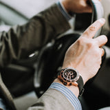 ICE steel Black Rose-Gold Chrono