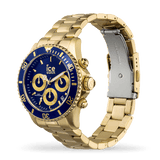 ICE steel Gold blue Chrono