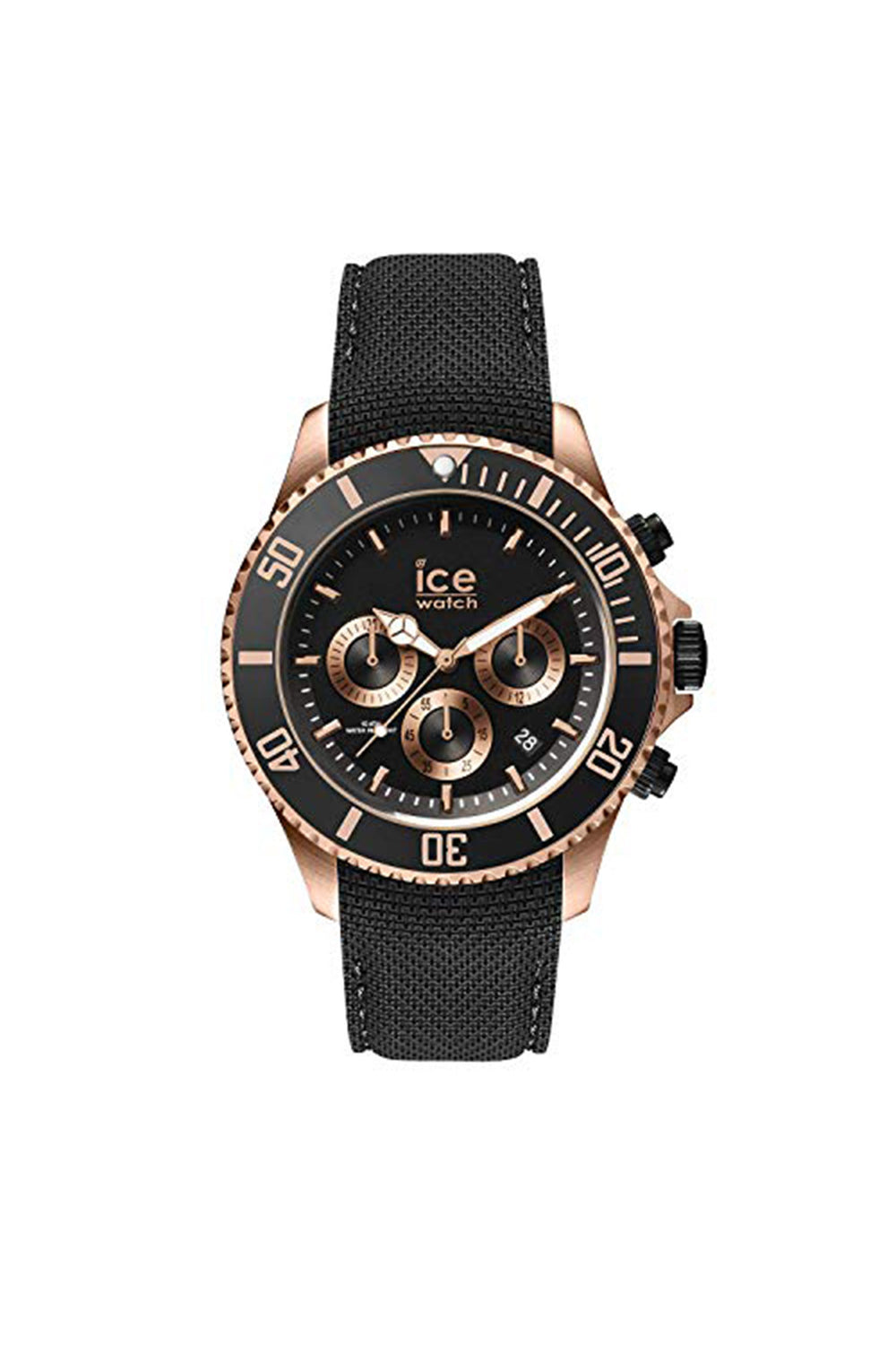 ICE steel Black Rose-Gold Chrono