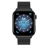 ICE smart 3.0 Rectangular 1.78 Amoled GPS Black Milanese Strap Watch