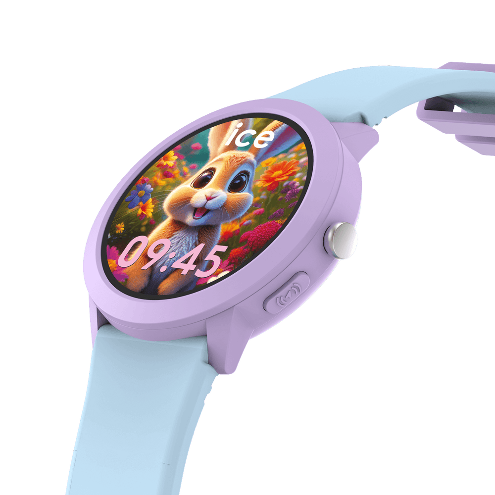 ICE smart junior RD 3.0 Find My round Purple Soft blue