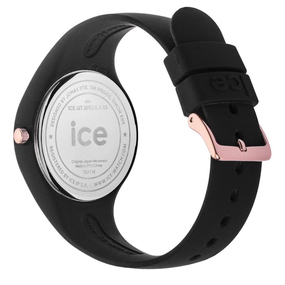 ICE glitter Black Rose Gold Small Ice Watch Australia