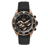 ICE steel - Black Rose-Gold - Chrono - Large