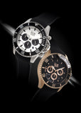 ICE steel - Black Rose-Gold - Chrono - Large