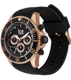 ICE steel - Black Rose-Gold - Chrono - Large