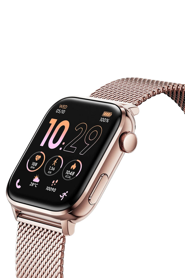 ICE Watch Smart 3.0 Rectangular 1.78” AMOLED GPS Rose Gold Milanese Smartwatch 024304 ICE Watch Smart 3.0 Rectangular 1.78” AMOLED GPS Rose Gold Milanese Smartwatch 024304