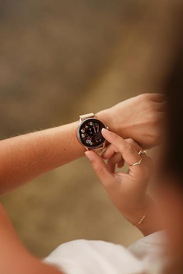 ICE Smart 2.0 Round 1.20 Rose-Gold Milanese AMOLED Smartwatch – Bluetooth Calling - 023394 ICE Smart 2.0 Round 1.20 Rose-Gold Milanese AMOLED Smartwatch – Bluetooth Calling - 023394
