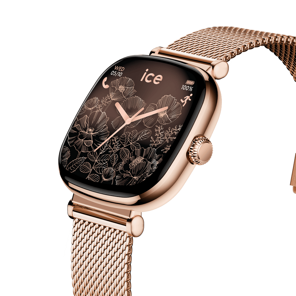 ICE smart SQ 2.0 square 1.70 Rose-Gold Milanese