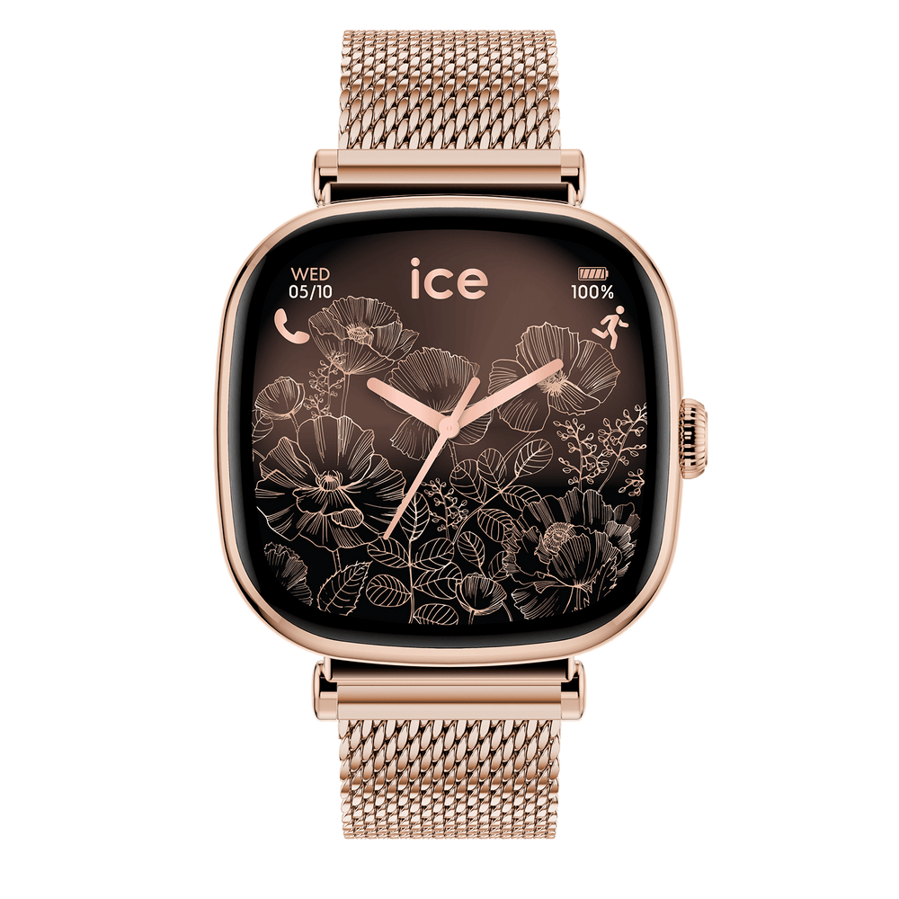 ICE smart SQ 2.0 square 1.70 Rose-Gold Milanese