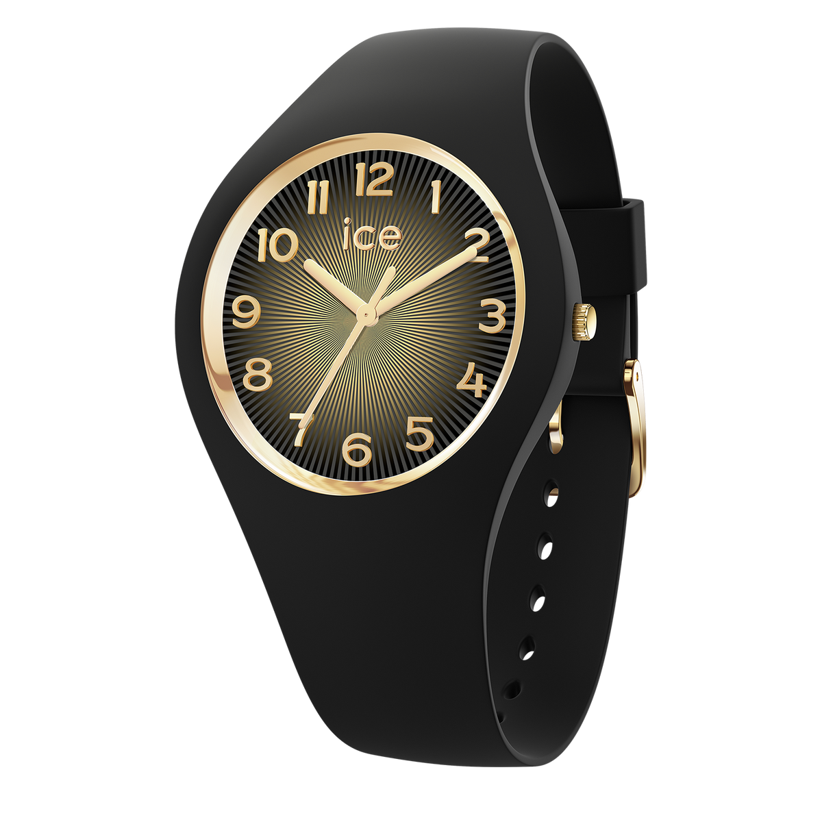 Ice-Watch ICE Steel Uomo – Orologio Con Cinturino In Silicone Nero E Quadrante Blu (Large 44 Mm, 015783)