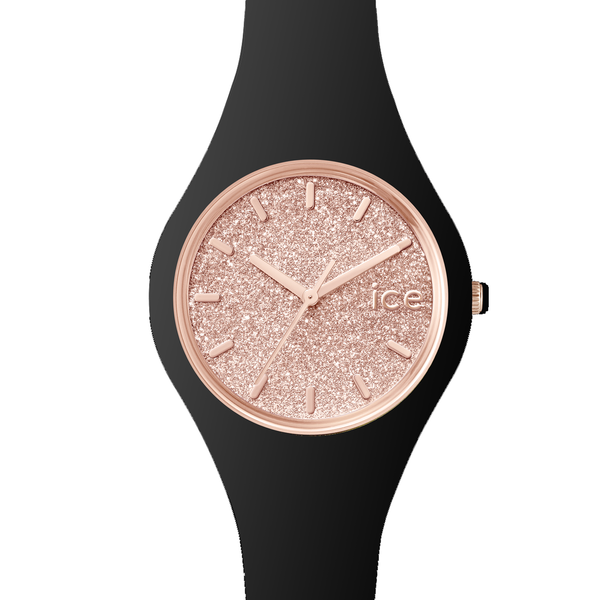 Rose gold discount glitter watch