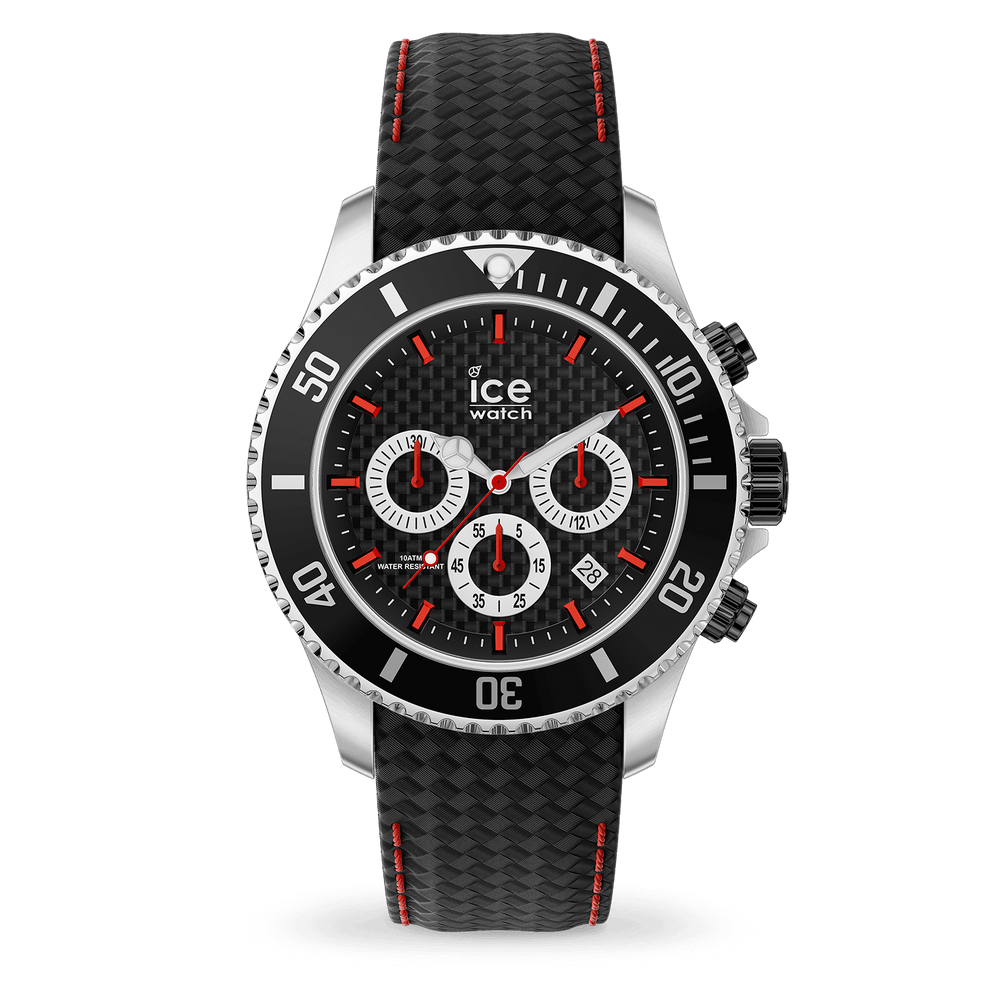 ICE steel Black racing chrono