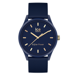 ICE solar power Navy gold mesh
